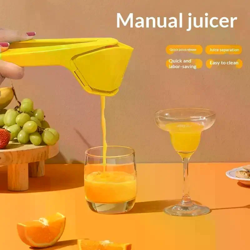 [MA]Manual Handheld Citrus Juicer With High Juice Yield, Easy Grip Handle For Home Lemon Orange Juice Making[MA]