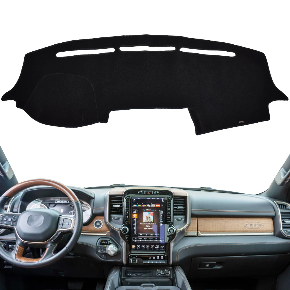 Dashboard Cover Dashmat Dash Cover Mat Carpet For Dodge Ram 1500 2500 3500 1994 - 2020 1998 2001 2002 2003 2015 2016 2018 2019