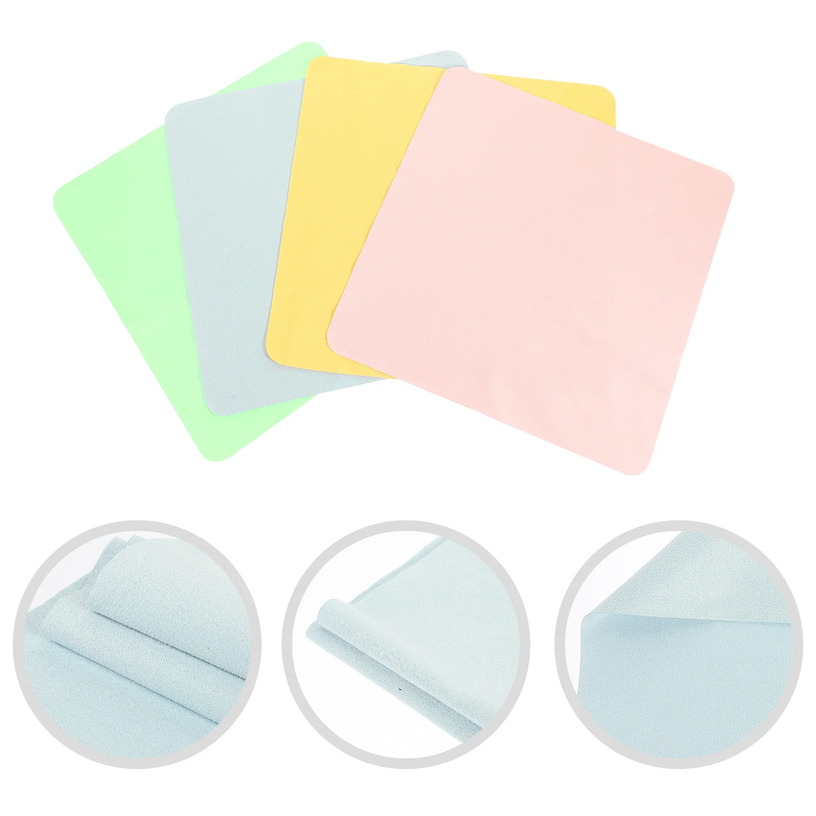 

10Pcs Eyeglasses Cleaning Cloths Fine Simulated Material for Phone Camera Lens Jewelry Screens Watches Delicate Surfaces