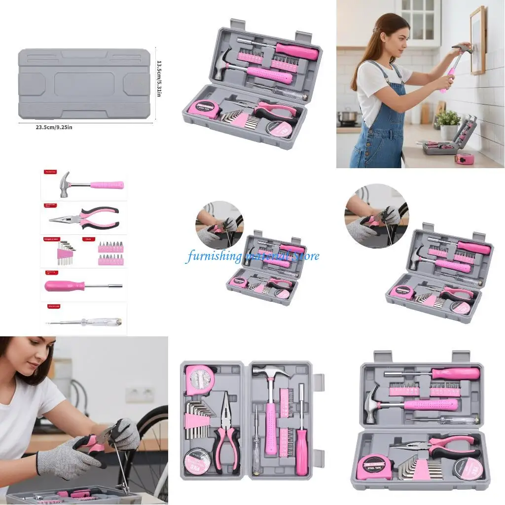 

Y5GD Multipurpose 29Pcs Auto & Home Repair Tool Set with Essential Repair Accessories
