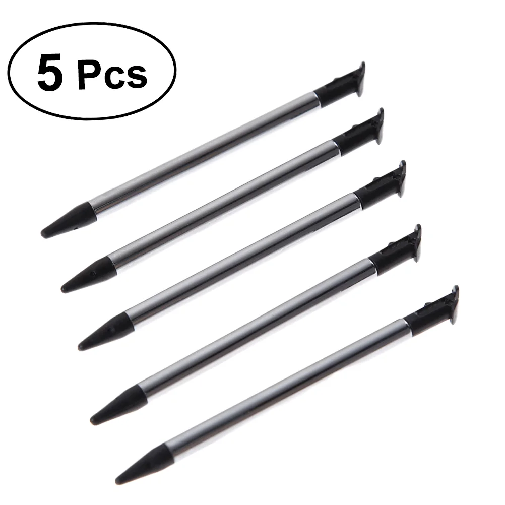 5 Pcs Drawing Experience Stylus High-precision Pen for Smartphones Black Rubber Tip Long Lasting