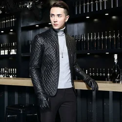AYUNSUE Genuine Leather Jacket Men Clothing 2020 Autumn Sheepskin Clothes Men's Jackets Casual Coat Male Chaqueta Hombre LXR536