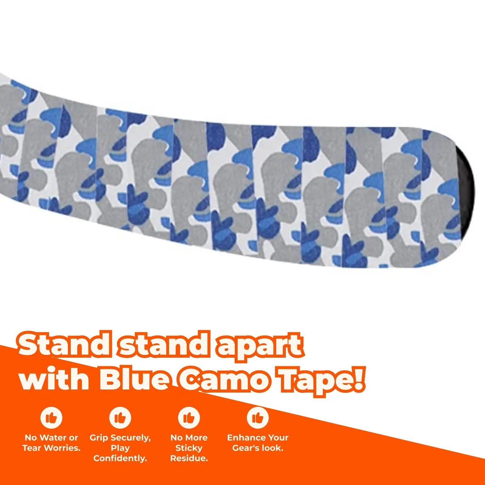 Nonslip Bat Tape Waterproof Hockey Cloth Tape Overgrip for Hockey Sticks Badminton Tennis Racquet