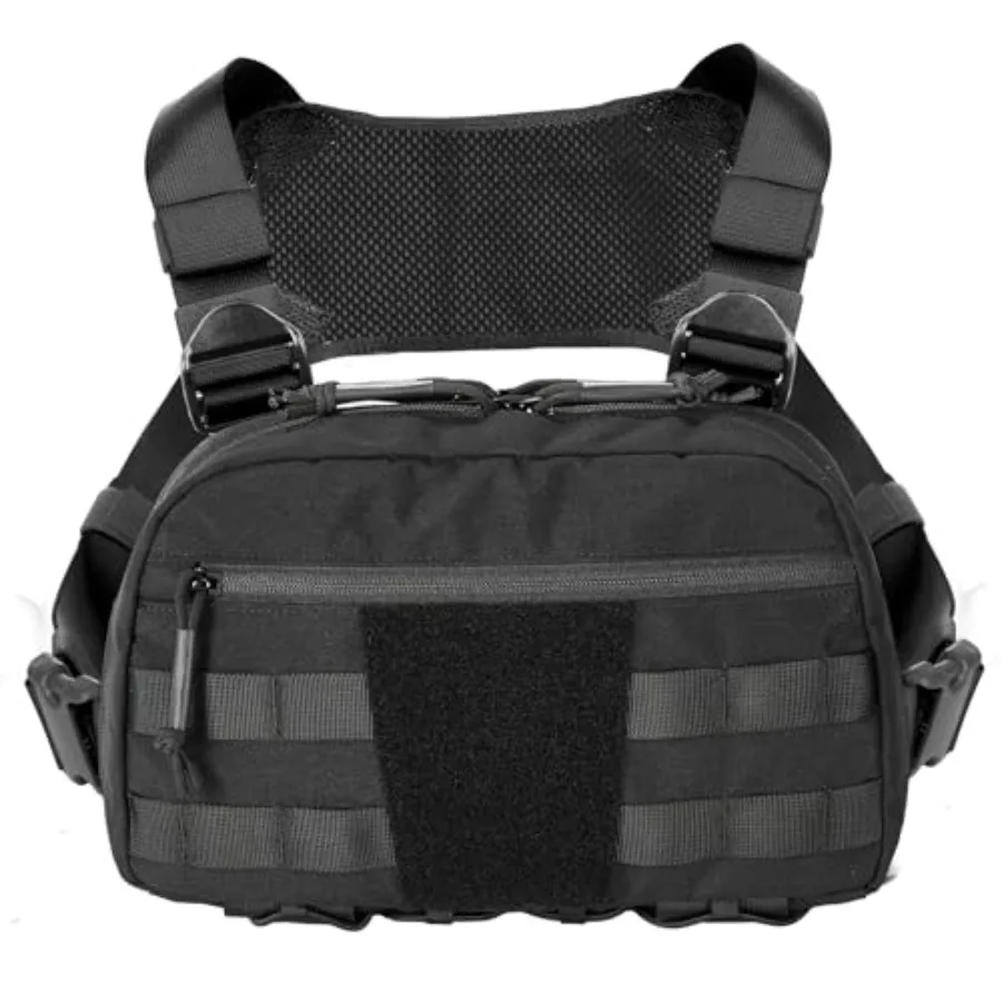 

Тактическая нагрудная сумка-рюкзак Molle EDC с отделением для скрытого ношения оружия, регулируемым ремнем, для тренировок, рыбалки, охоты