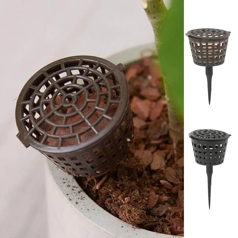 50Pcs Plant Fertilizer Baskets Orchid Cultivate Park Root Nursery Pots Bonsai Portable Fertilizer Pot Box For Osmocote Orchid