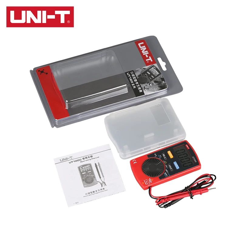 Imagem -05 - Uni-t Ut120a b c Tamanho do Bolso Multímetro Digital ac dc Função de Teste Atual Rel Medição Relativa