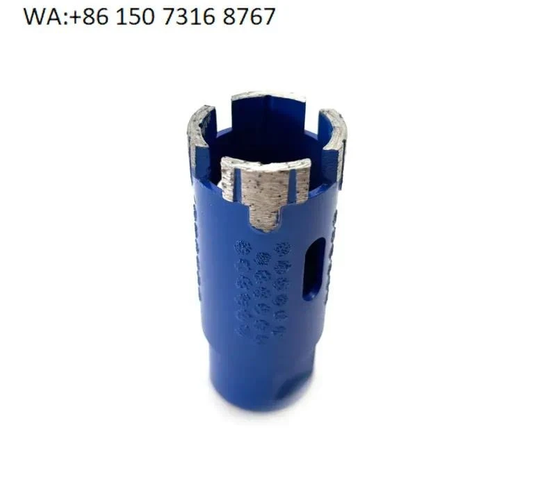 32*75*5/8-11 Thread Silver Brazed Diamond T Turbo Segmented Core Drill Bit for Dry Drilling Granite