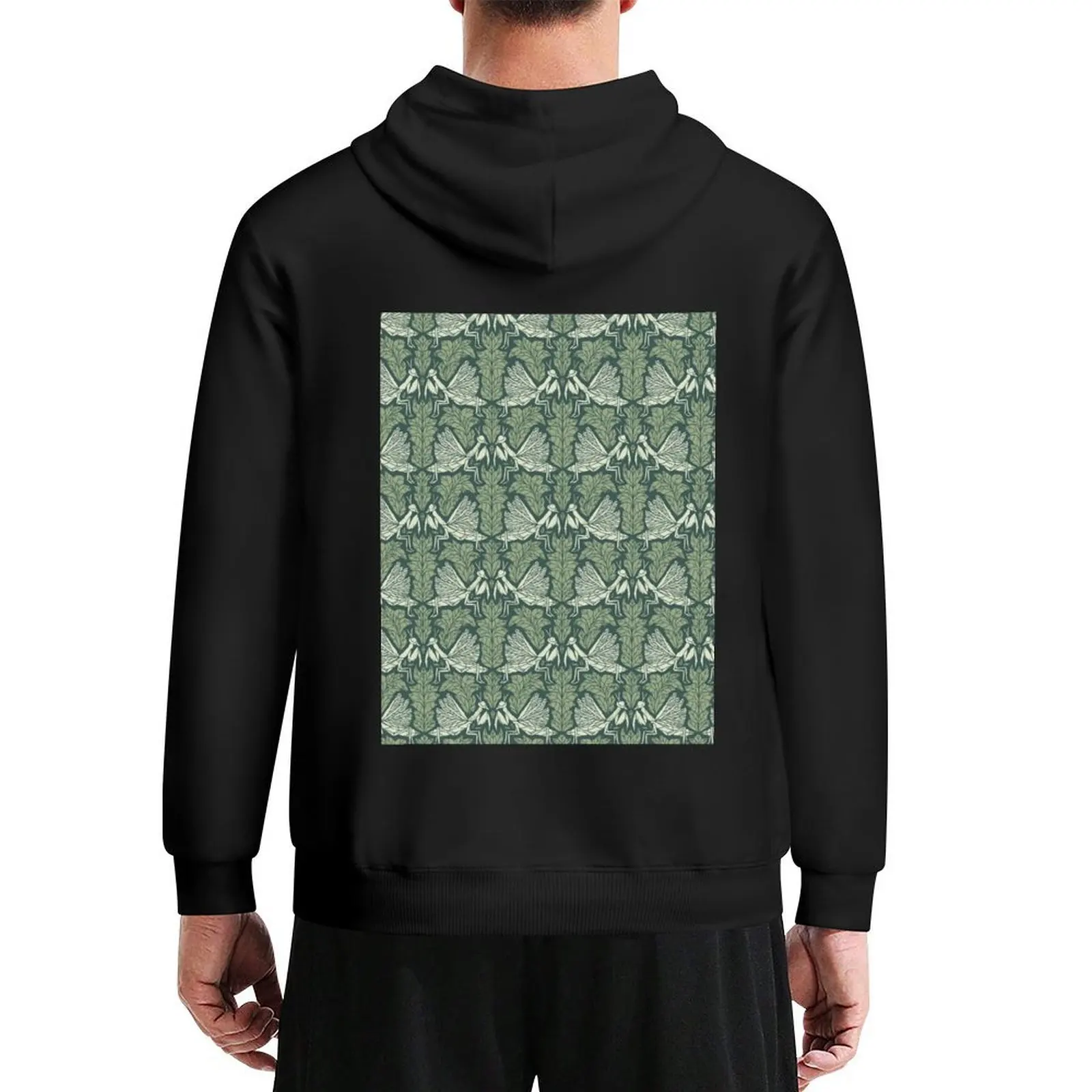 

Eat, Prey, Love Praying Mantis Pattern Hoodie autumn jacket men mens clothes autumn new products hoodie graphic