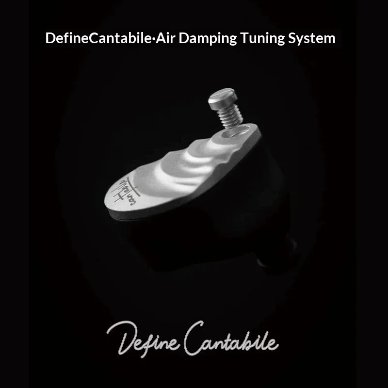 AudioRadiane Define Cantabile Dual Dynamic Driver In Ear Wired HiFi Earphones,Dual Tunable Damping, Detachable, 4.4mm