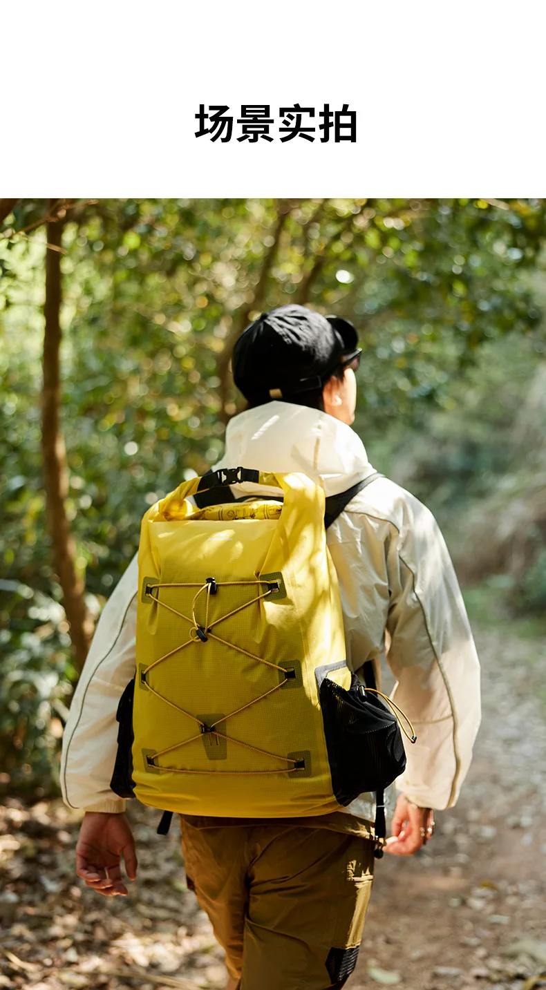 Lekki, podwójny plecak na ramię Naturehike, wodoodporna torba, przenośny plecak turystyczny na zewnątrz, torba kempingowa