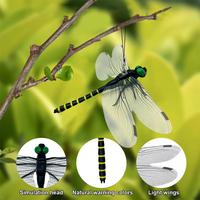 Realistic Insects Dragonfly Model Outdoor Hanging Ornaments Garden Repellent Decoration