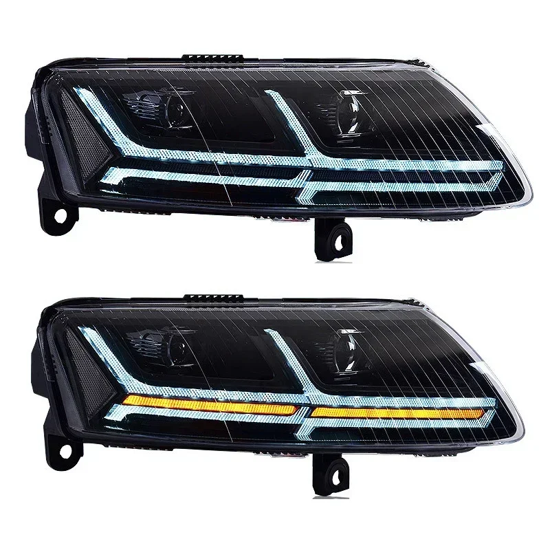 

STLFLED headlamps for the A6 2005 2009 2011 A6L Newly designed headlamps Low beam High beam