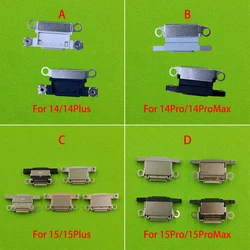 Connecteur de prise de chargeur USB Type-C pour iPhone, 15, 14, Pro, Max, Plus, 15Plus, 15Pro, 14Plus, 14 Pro, charge de pluie, port S6, 5-10 pièces