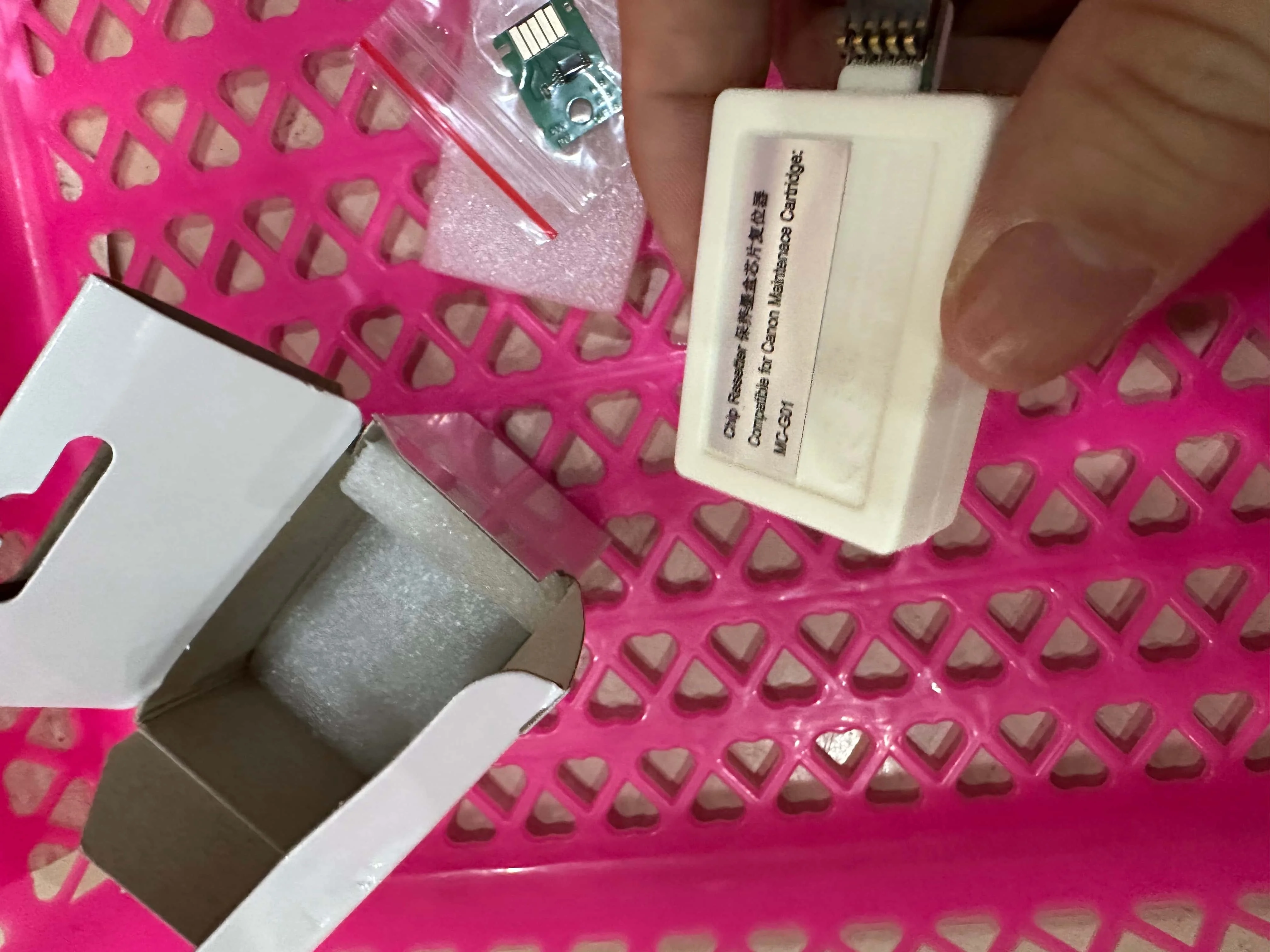 Reiniciador de chip de caja de mantenimiento MC-G01 para Canon GX7010 GX7020 GX7030 GX7040 GX7050 GX7060 GX7070 GX7080 GX7090 GX7091 GX7092