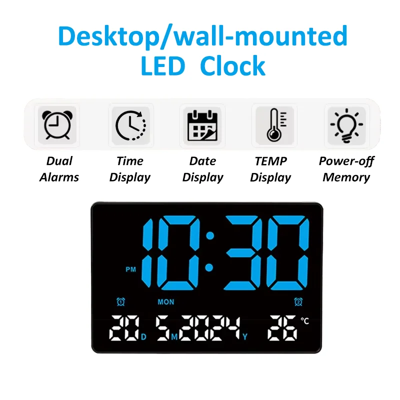 9'' Led Digital Wal…