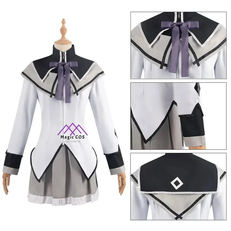 أزياء أنيمي السحرية للفتيات Puella Magi Madoka Magicaa Homura Akemi أزياء تنكرية زي القتال شعر مستعار لكريستينا في الأكثر مبيعًا