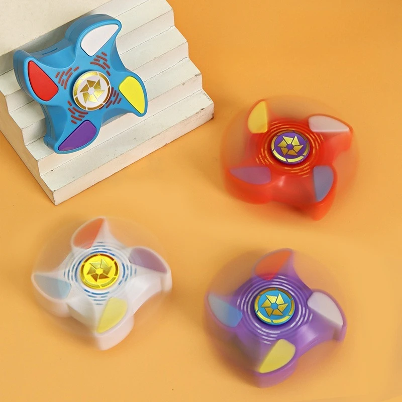 Glowing Music Fidget Spinner Whack A Mole Memory Game Spinning Top Tip Relieve Stress Relief Toy Anti Anxiety For Children Lure