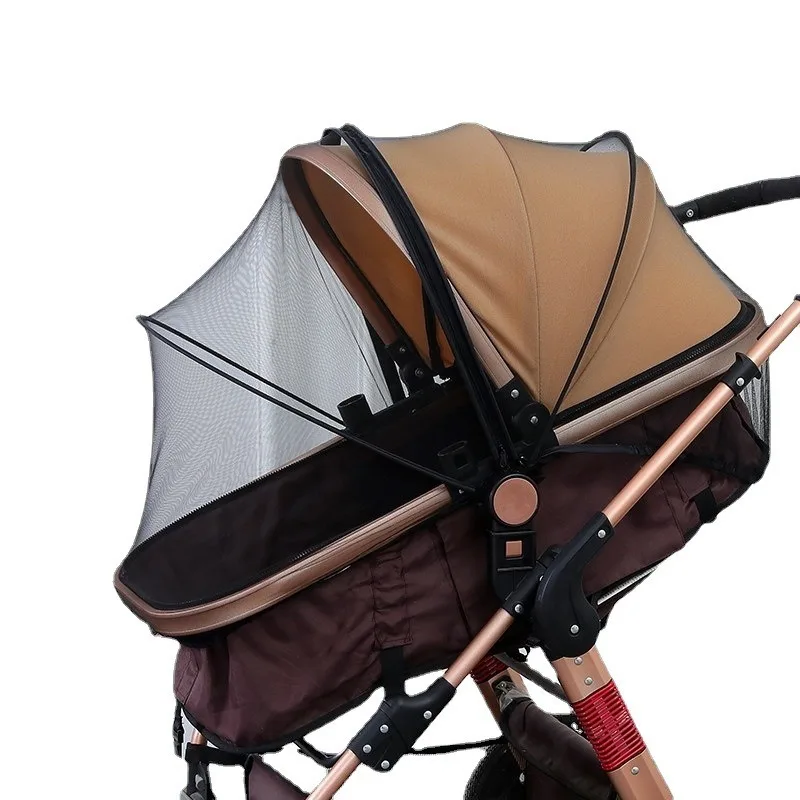Summer Baby Stroller Mosquito Net Full-cover Universal Encrypted Portable Installation-free Foldable Stroller Mosquito Net