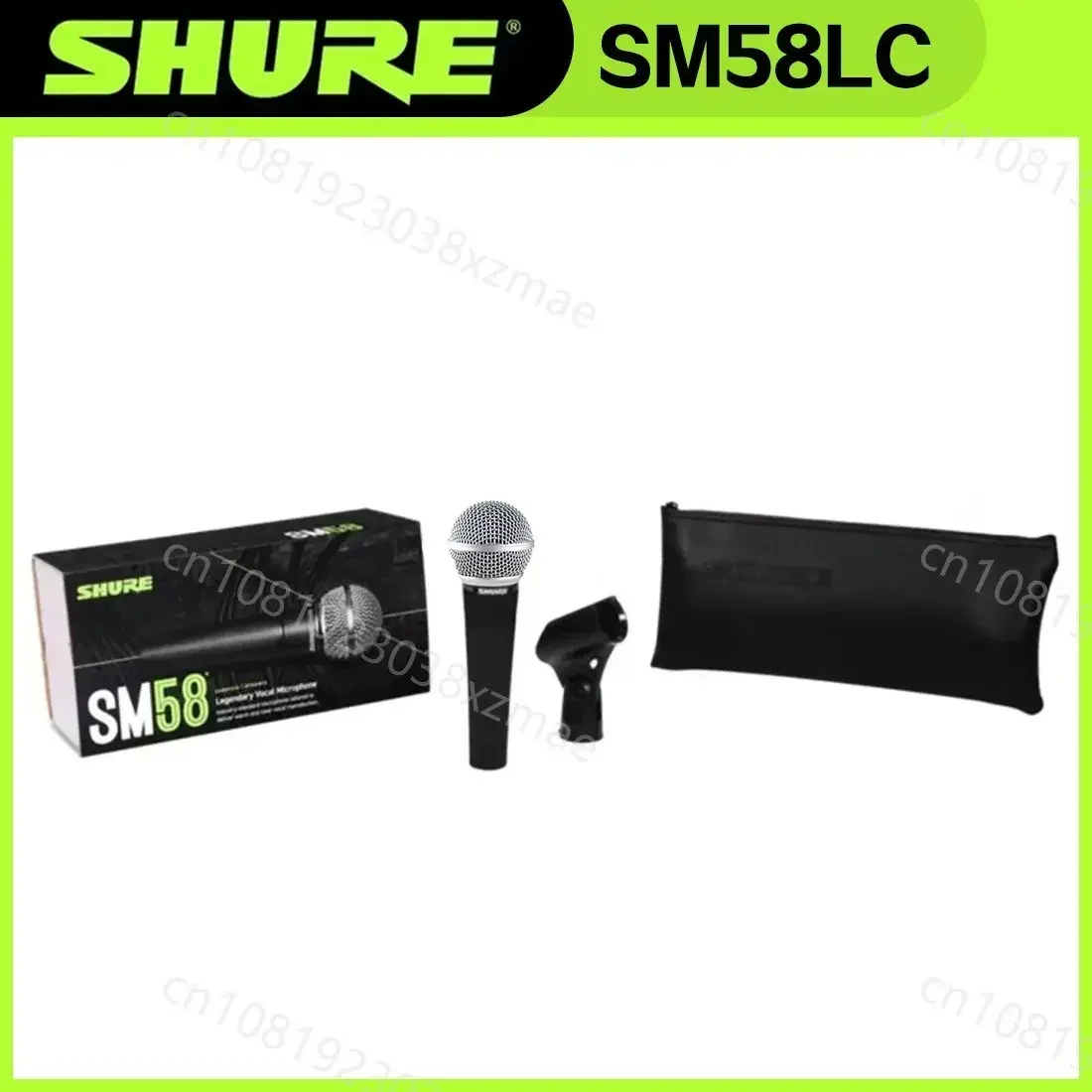 2PCS Shure SM58LC 스위치 포함 전설적인 유선 보컬 다이나믹 마이크 고품질 DJ 카디오이드 마이크 가라오케 쇼 라이브