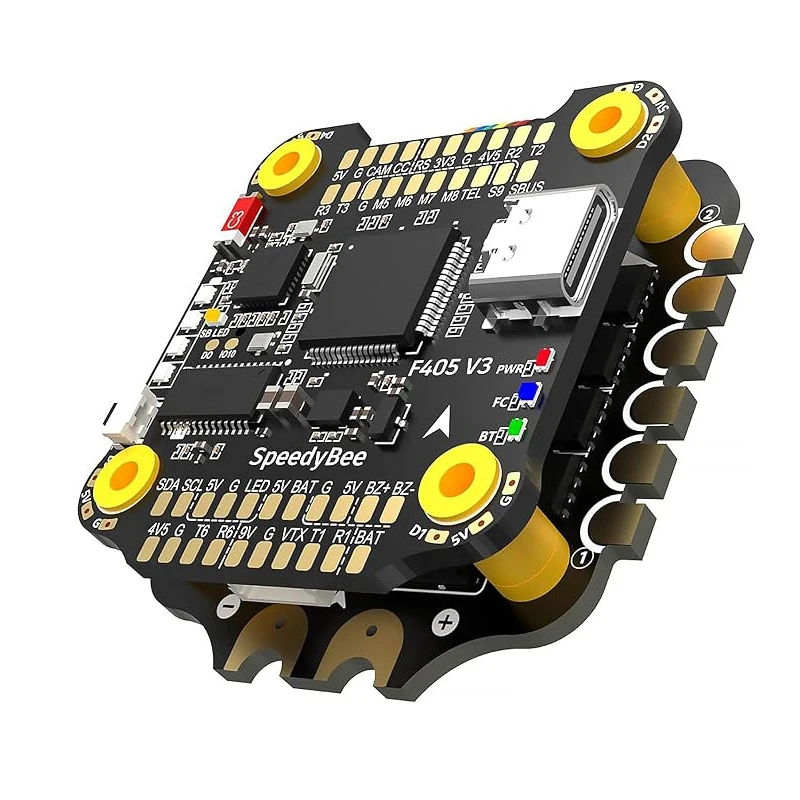 

SpeedyBee V3 F7 Flight Controller Stack: 30x30 Drone FC Stack with 4in1 50A ESC BL32