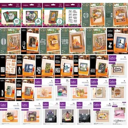Troqueles y sellos de corte de Metal para lámpara de calabaza de Halloween, plantilla para álbum de recortes, molde de relieve, tarjetas de papel DIY, corte artesanal
