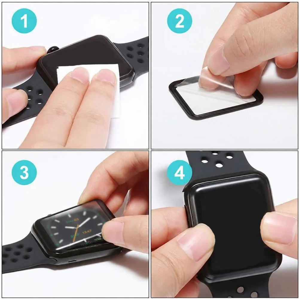 Screen Protector for Apple Watch Series 12 42mm/46mm HD Anti-scratch Full Composite film Protective Film Accessories (Not Glass)