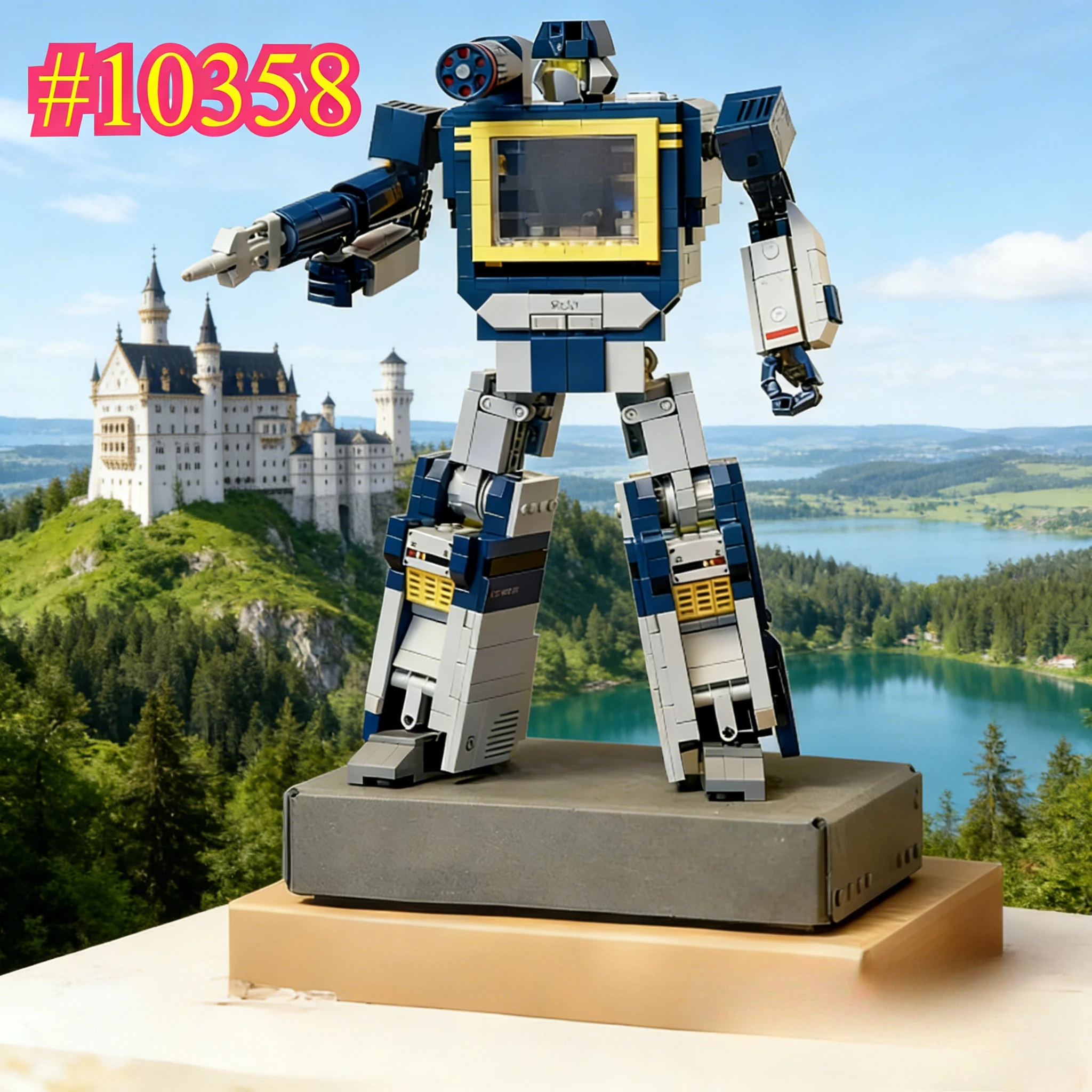 Gruppo deformazione robot 10358 Set di blocchi di costruzione compatibili con particelle Legoed Adatto per regali di Natale 1505 pezzi