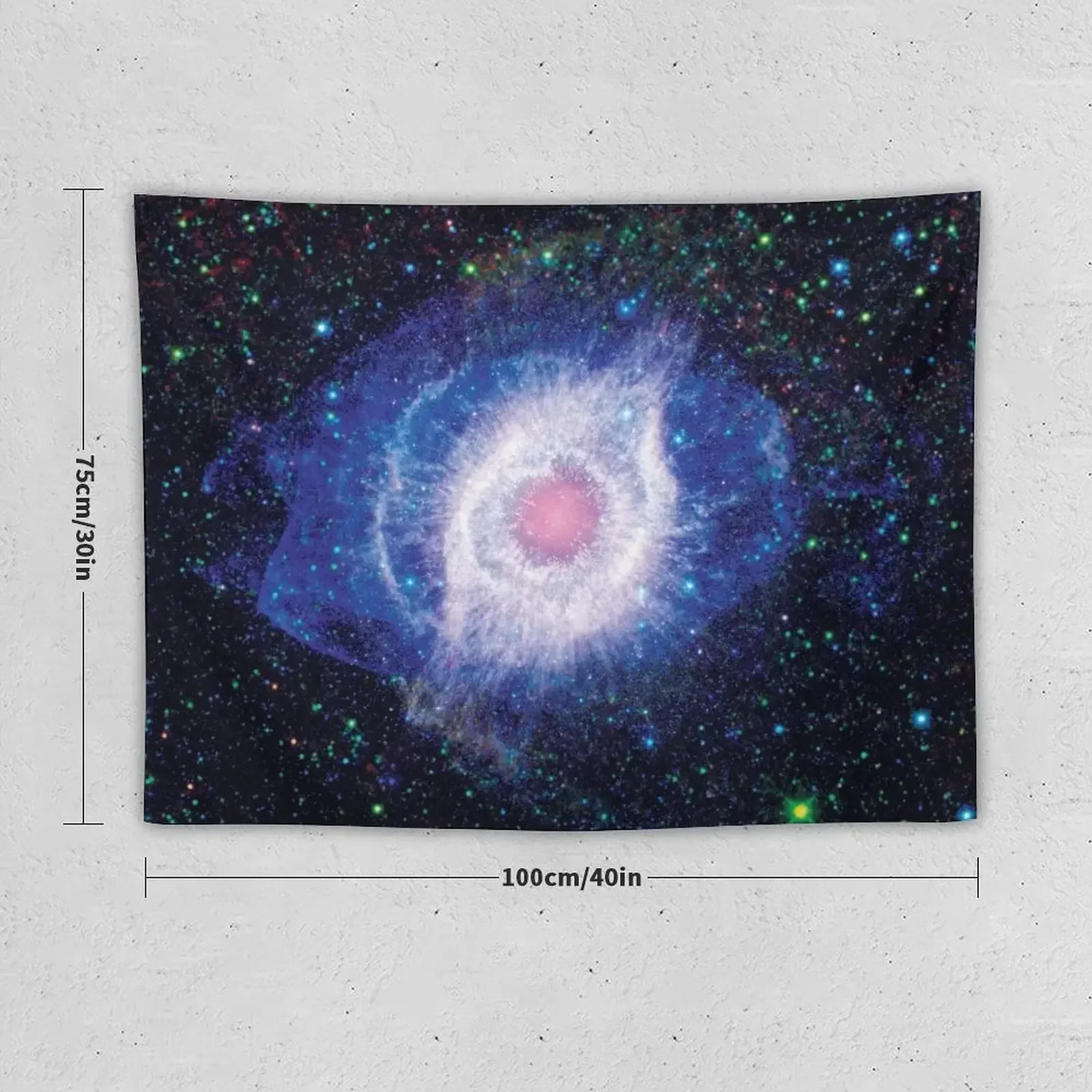 Helix Nebula Tapestry Art Mural Room Decorations Aesthetic Funny Tapestry