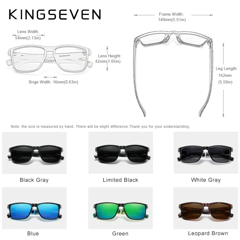 KINGSEVEN New Sports Sunglasses For Men Fashion Zebra Stripe High Quality TR90 Glasses UV400 Polarized HD Eye Protection Eyewear