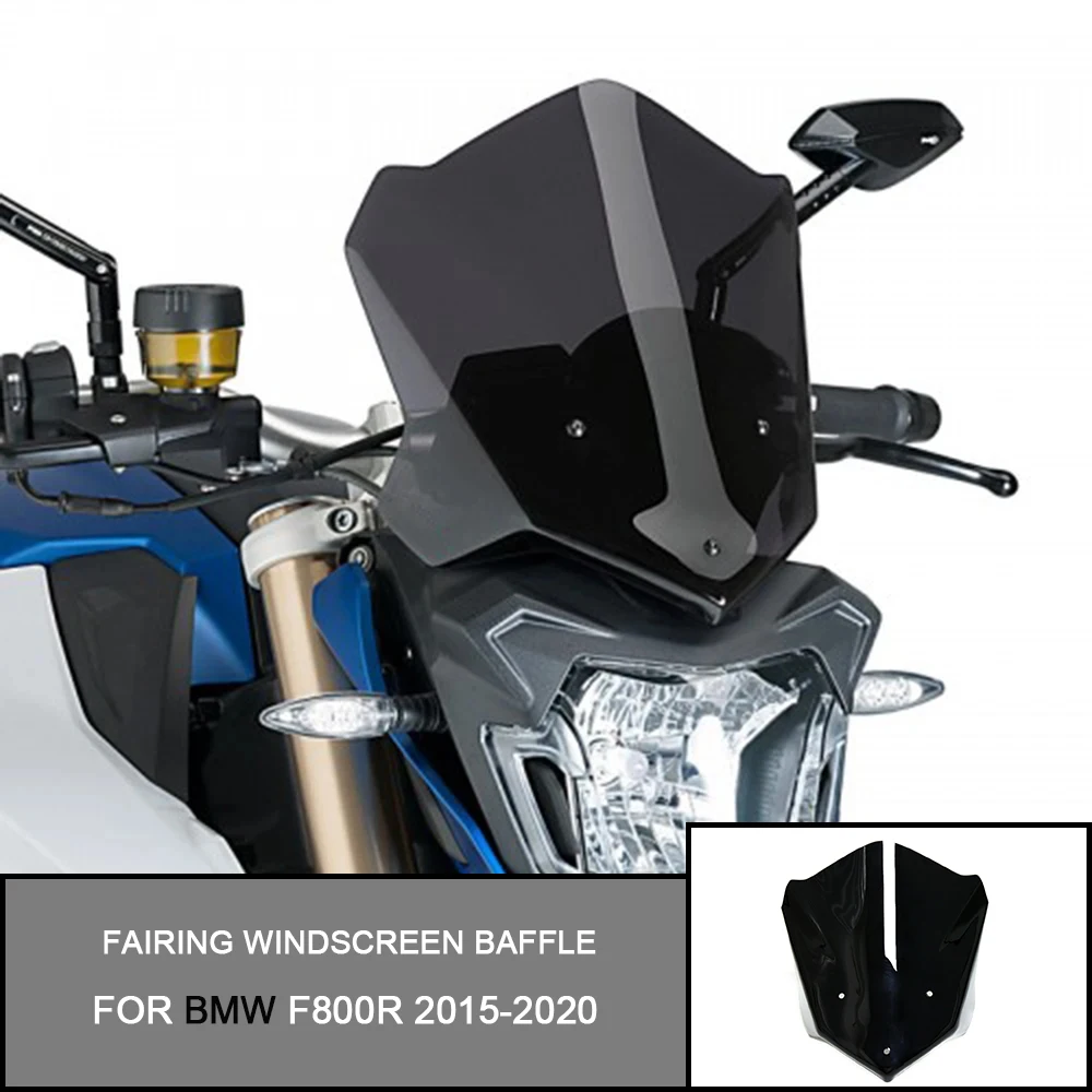 

For BMW F800R F 800R 2015-2020 2019 2018 2017 Motorcycle Accessories Screen Windshield Fairing Windscreen Baffle Wind Deflectors