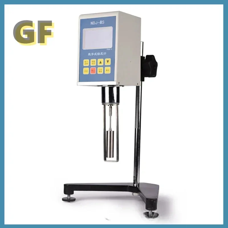 Digitale Roterende Viscometer Hoge Precisie Verfviscositeitsmeter LCD Gratis aangepaste Engelse versie NDJ-5S/NDJ-8S 110 V/220 V