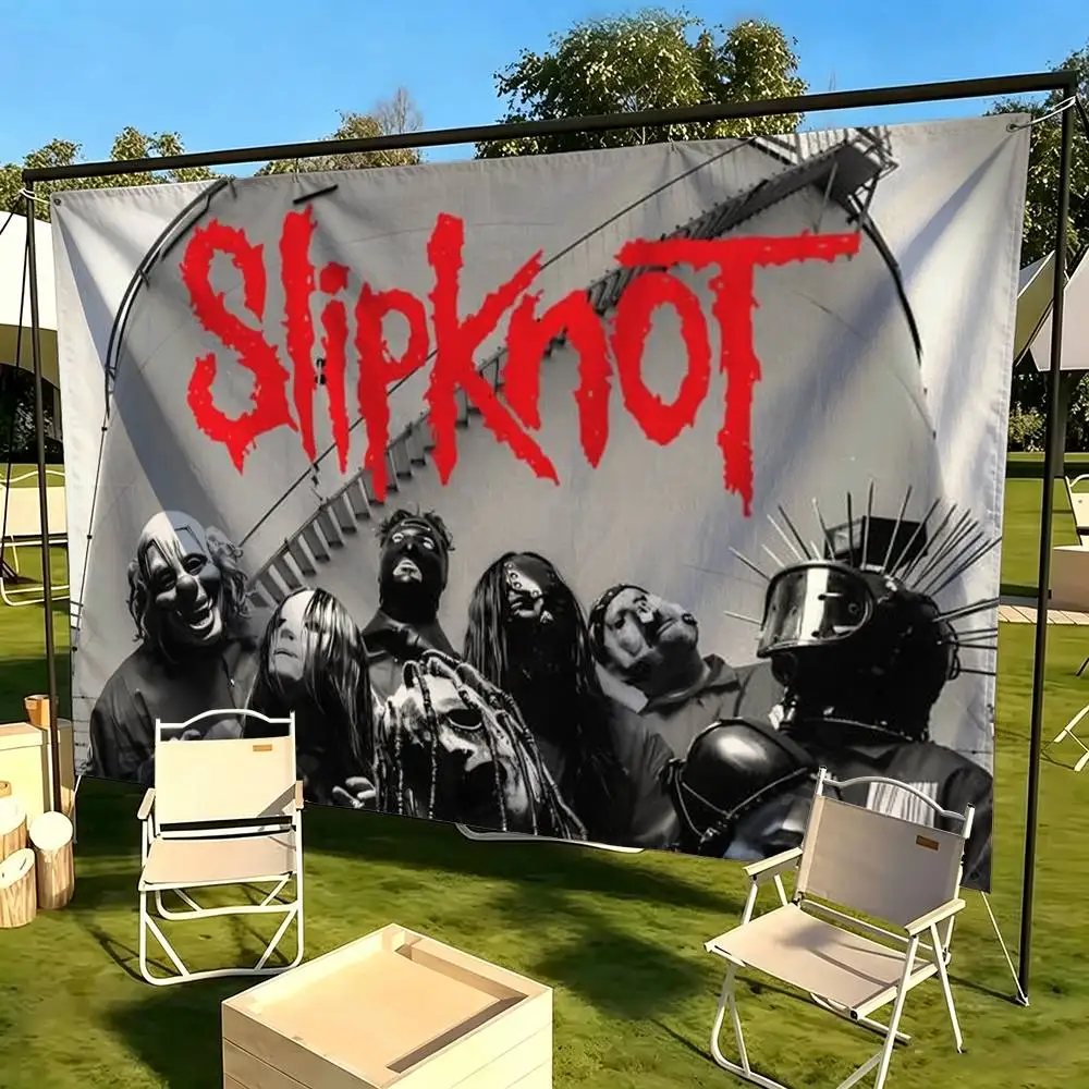 Music Slipknot Joey Jordison  Flags for Bedrooms Home Decor Items Outdoor Decors Garage Decoration Flaga