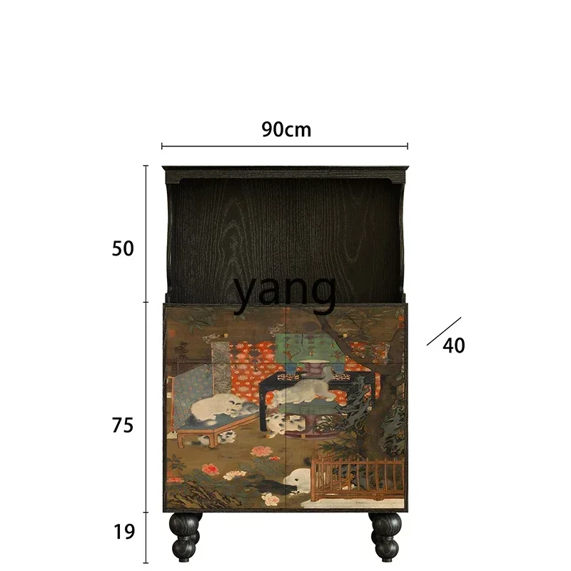 

LTT tea cabinet living room against the wall small coffee cabinet water bar integrated locker