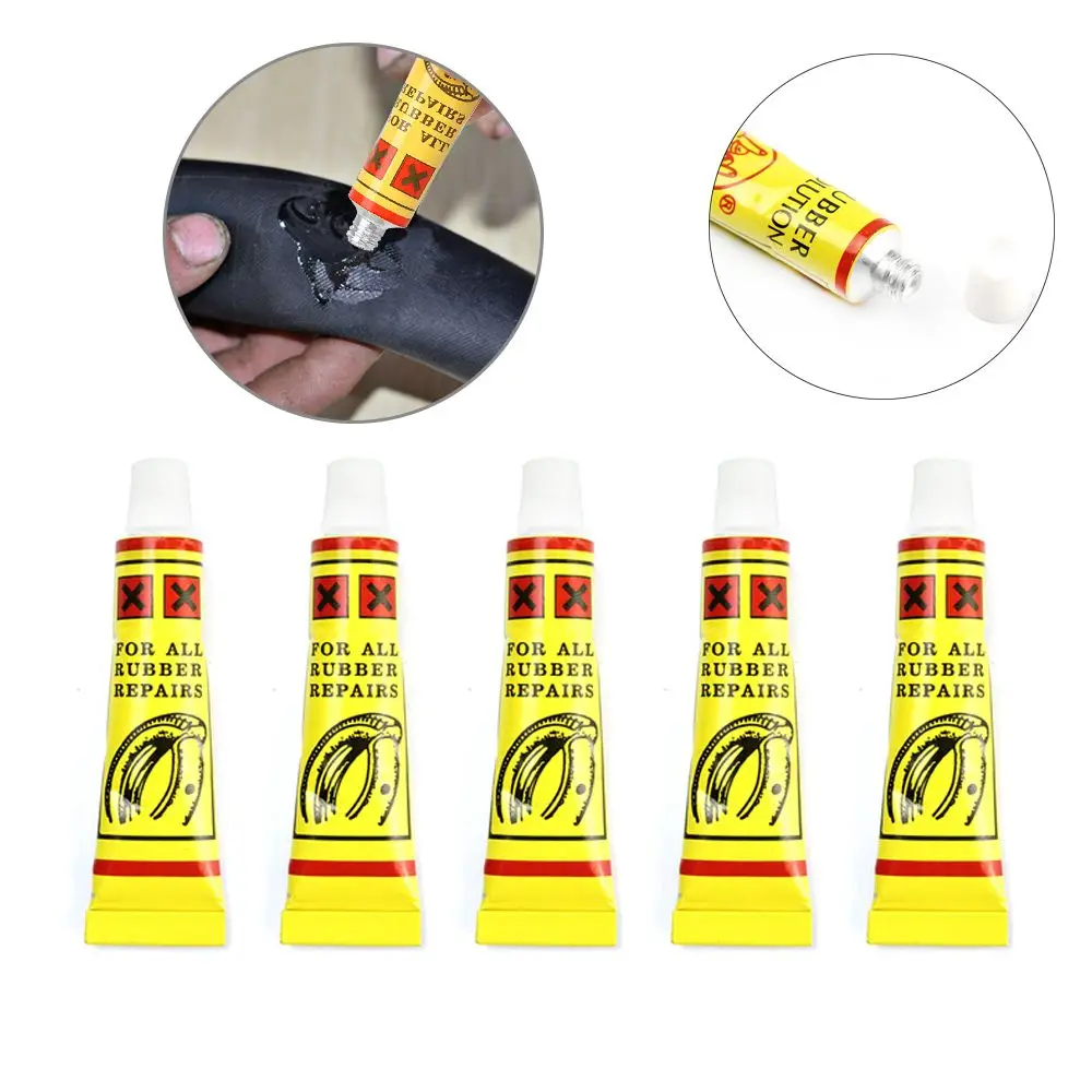 5pcs/Lot 8 ML DIY Crafts Multifunction Quick Fix Bike Cycling Repair Tools Rubber Cement Bicycle Tire Glue