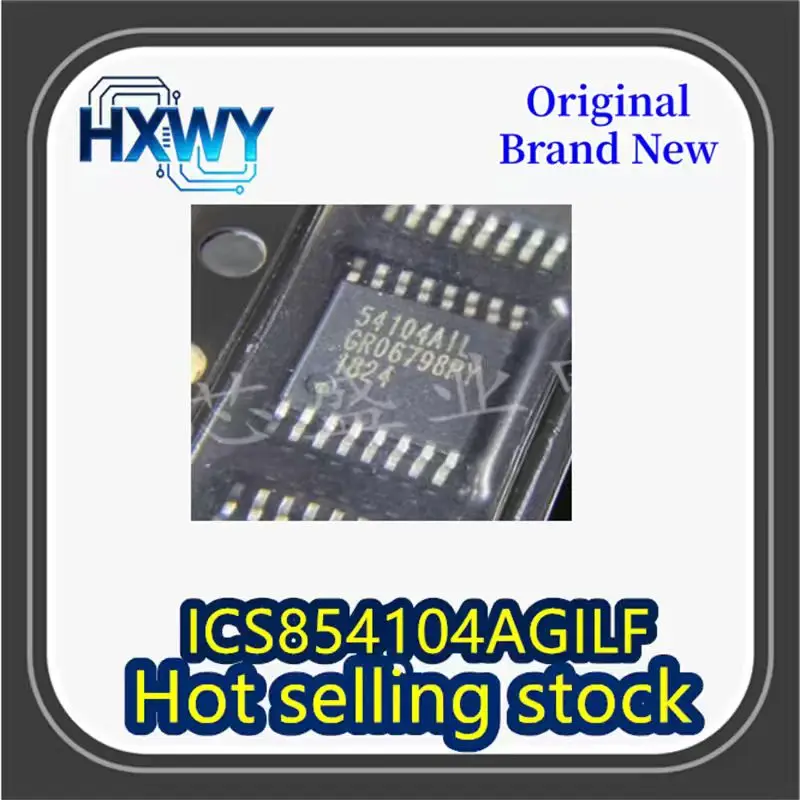 

(1/10 piece) ICS854104AGILF 54104AIL TSSOP-16 Clock Driver Chip - Brand New Original