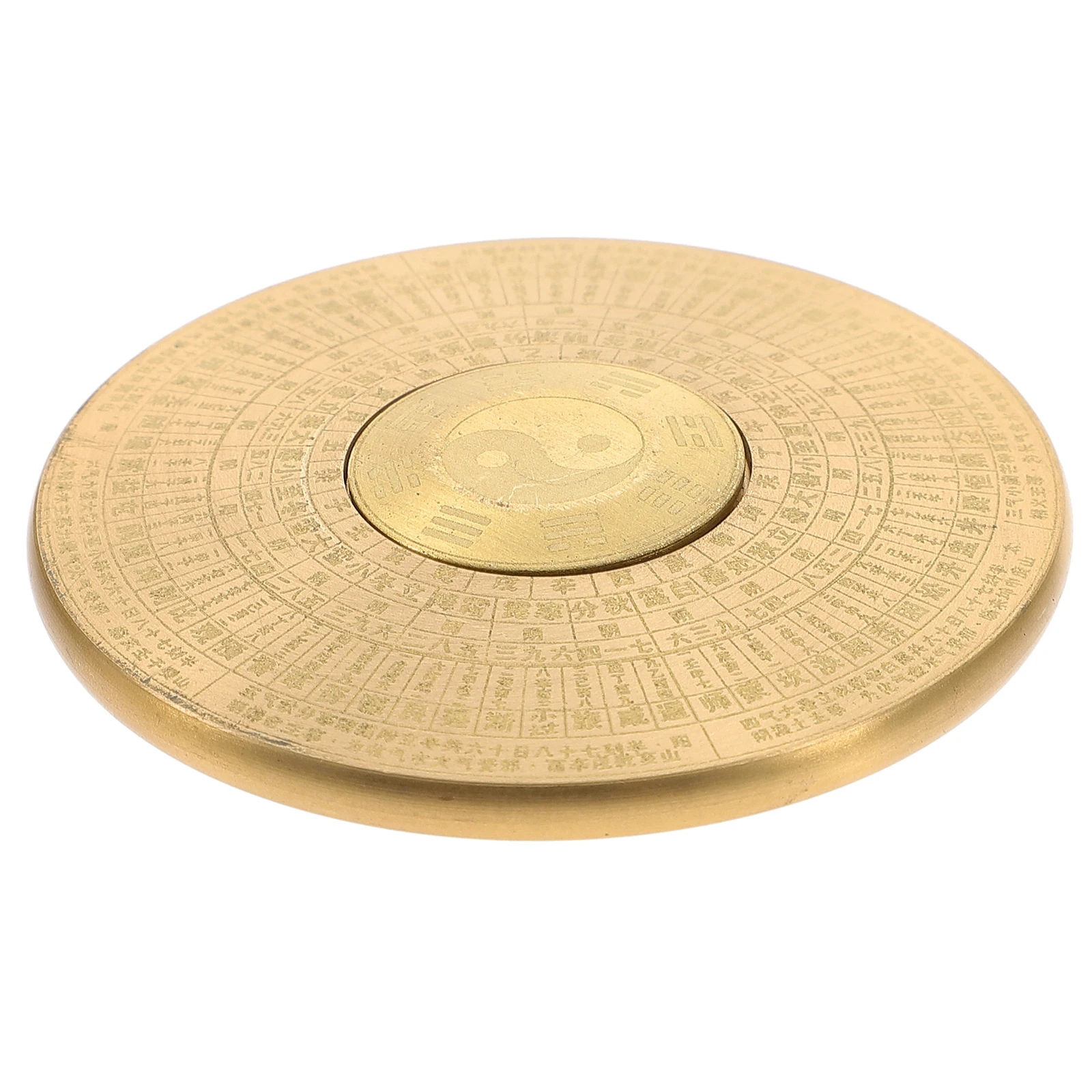 

Ручка компаса, китайские украшения, Тайчи, гироскоп, игрушка, металлический гироскоп, игрушки на палец, латунные украшения, вращающиеся