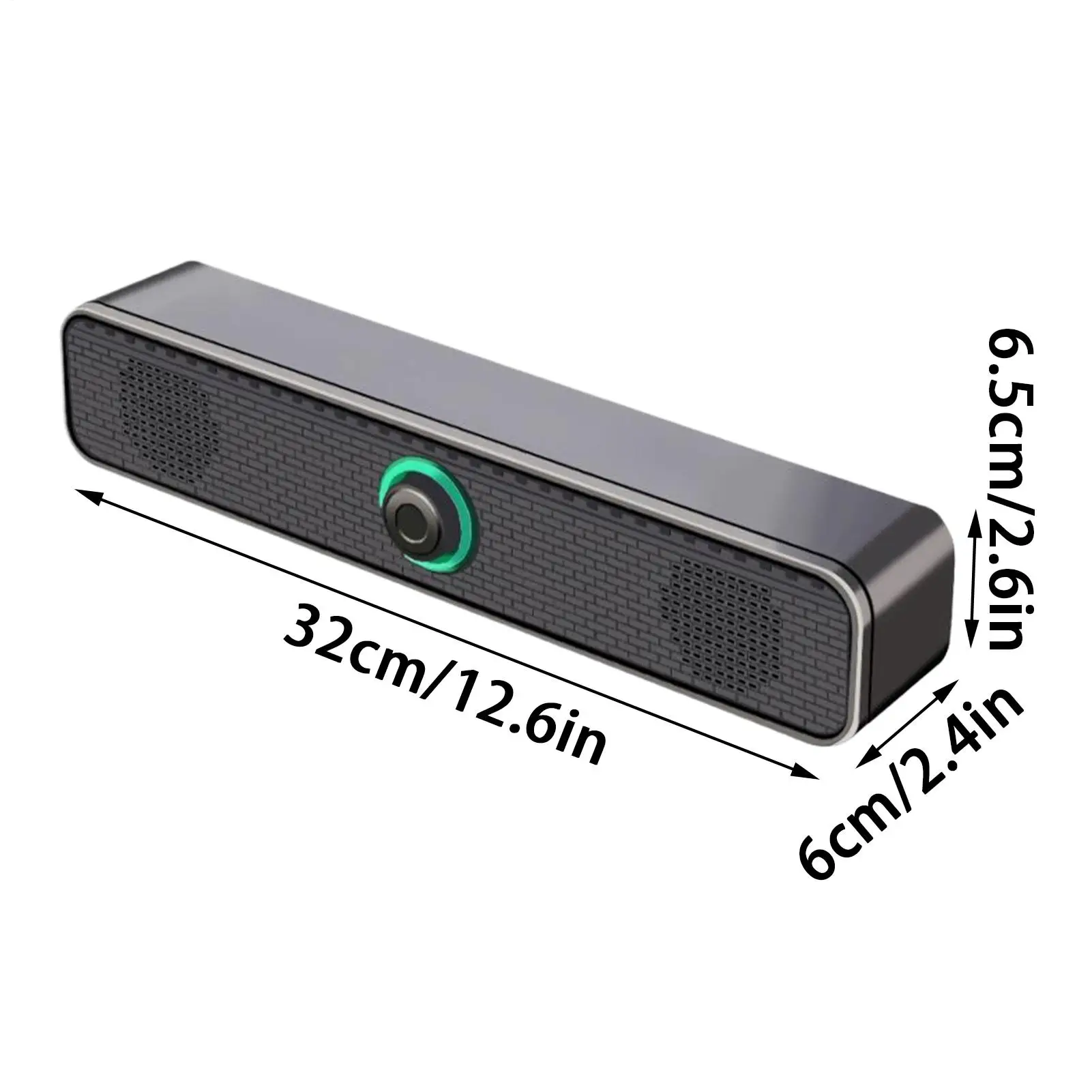 Desktop Speakers Desktop Computer Speakers Loud Sound Deep Bass Soundbar For Monitor Projector Stage Office Tablet Desk