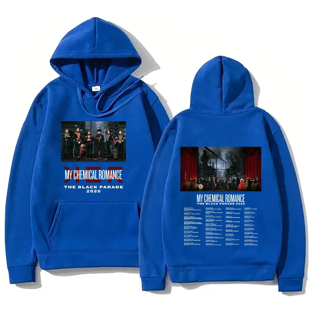 My Chemical Romance The Black Parade 2026 Hoodie Women Fashion Sweatshirts Cool Hip Hop Men Pullover Casual Oversized Streetwear