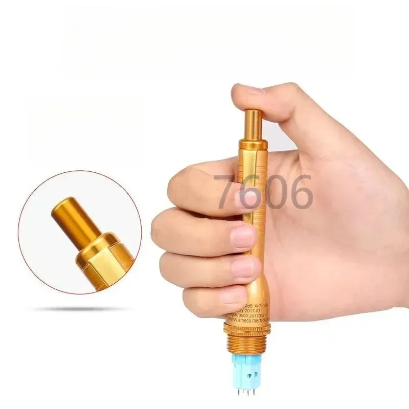 

Quality Stainless Steel Lancing Pen Lancet Point Pen Cupping Bloodletting Pen Acupuncture Massage & 23/26/28/30g Lancet Needles