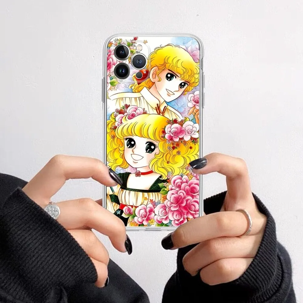 Manga Candy Phone Case For IPhone 15 8 7 6 6S Plus X SE 2020 XR XS 14 11 12 13 Mini Pro Max Mobile Case