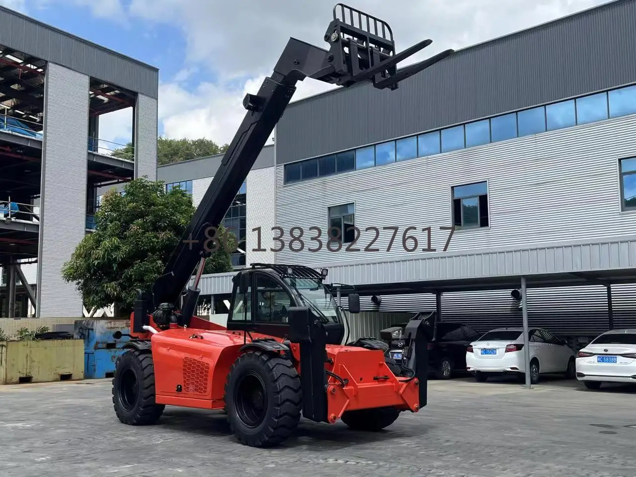 Agriculture Machine  3ton 3.5ton 4ton Rough Terrain Telescopic Forklift Telescopic Handler Loader Price Telehandler
