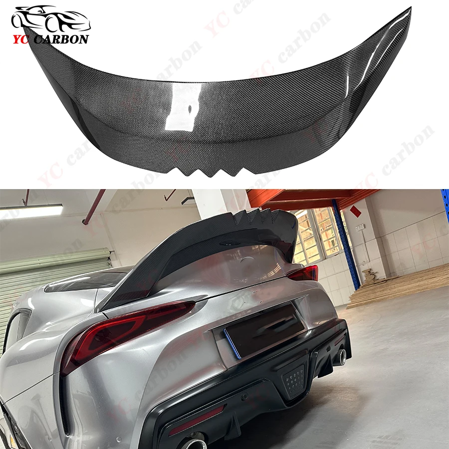 

For Toyota Supra GR A90 A91 MK5 Upgrade carbon fiber spoiler Shunt rear wing trunk wing splitter rear wing Separator Body Kit