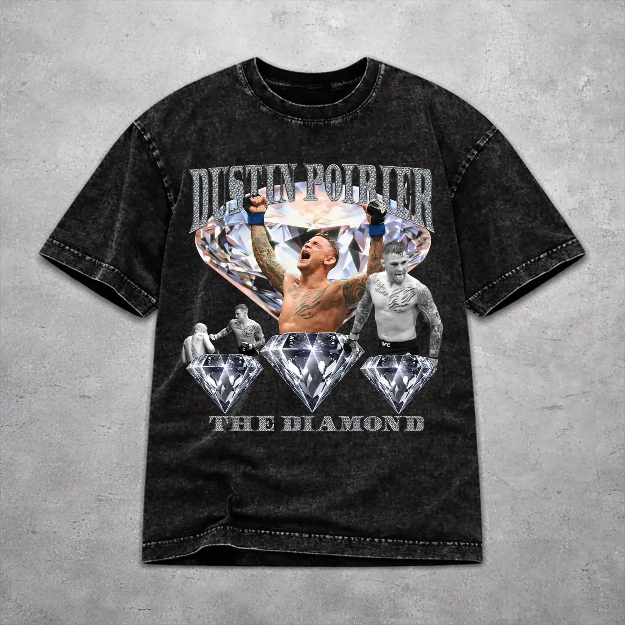 Dustin Poirier  T Shirt Washed Style For Men Women Pure Cotton Tee Shirts Clothing