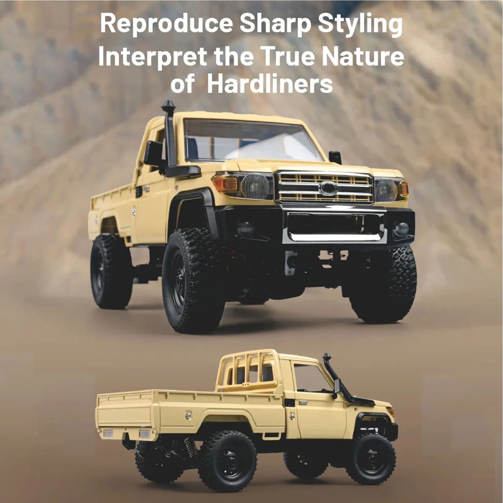 Remote Control Crawler, 1:12 Scale Remote Control Pickup for Kids Adults 2.4Ghz Rechargeable Remote Control Rock Crawler Car Toy