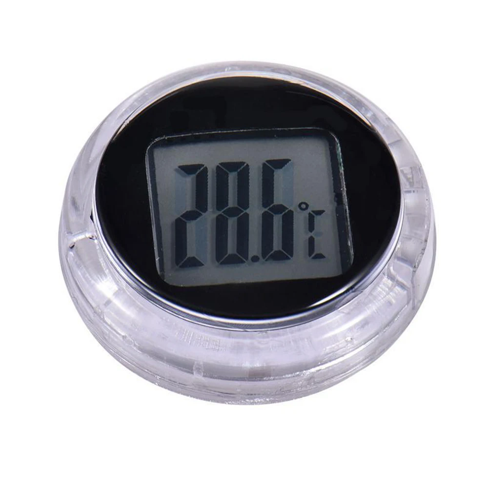 Mini Motorcycle Thermometer Waterproof Stick-On Motorbike Mount Watch Digital Temeperature Meter Waterproof