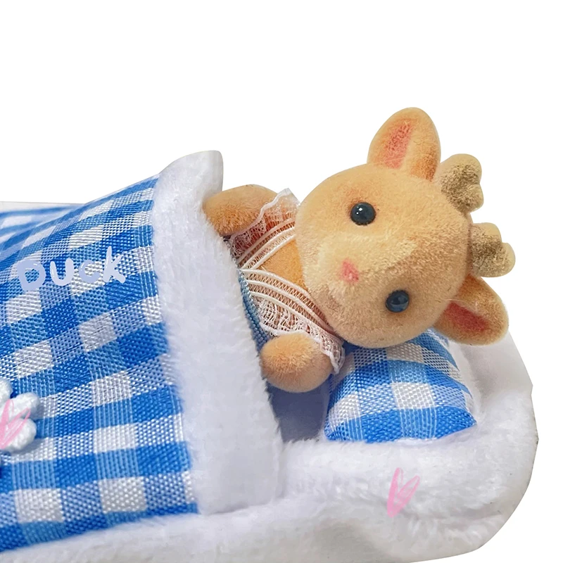 New Cute Plush Anime Animal Doll Quilt Mini Doll Small Quilt Anime Accessories