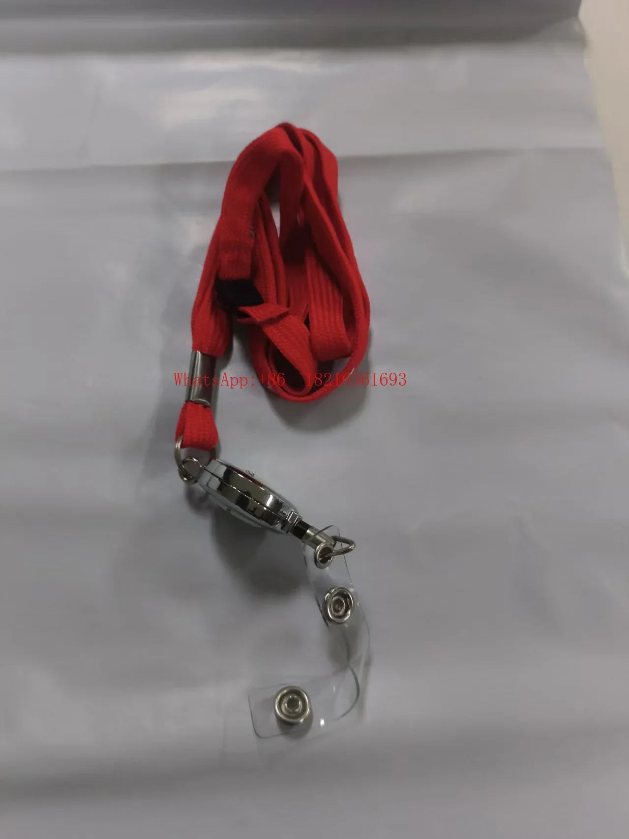 Limited Offer Narrow Version Lanyard + Metal Easy-pull Buckle Civil Aviation Certificate Card Sleeve Lanyard New Model