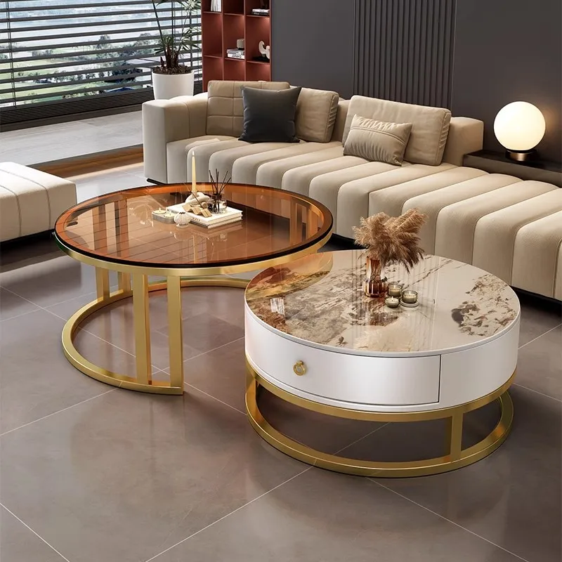 

Modern Design Coffee Table Decoration Aesthetic Nordic Design Side Table Space Saving Tisch Wohnzimmer Living Room Furniture