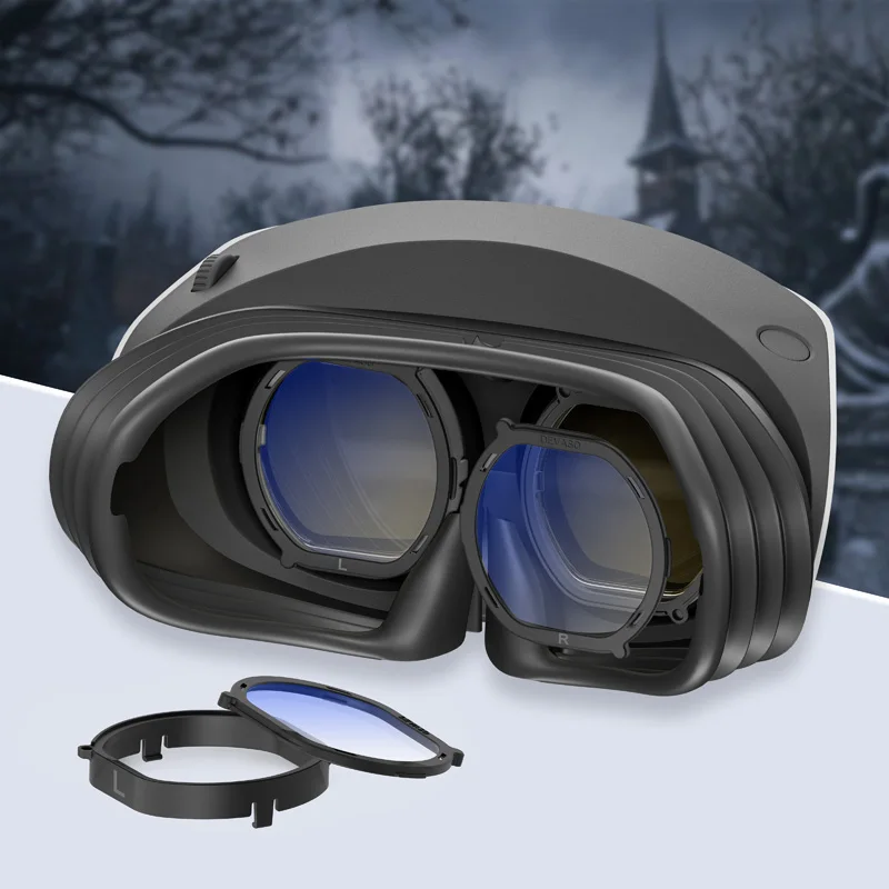 Brillenabstandshalter für PSVR2, Blaulichtfilter-Brille Kompatibel mit Playstation VR2, Kratzfester Ringadapter