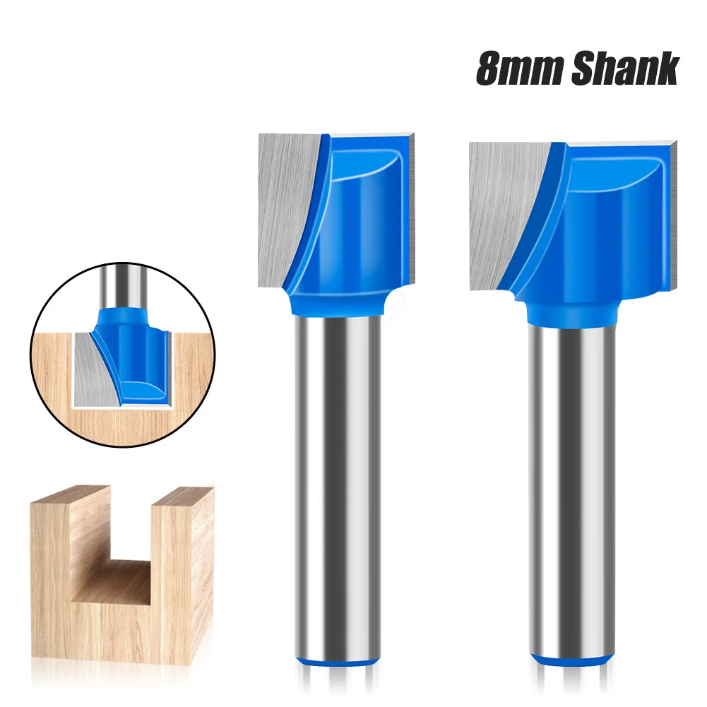 

VACK 8mm Cleaning Bottom Engraving Bit End mill Solid Carbide Milling Cutter CNC Woodworking Tools For Wood Router Bit 10-32mm